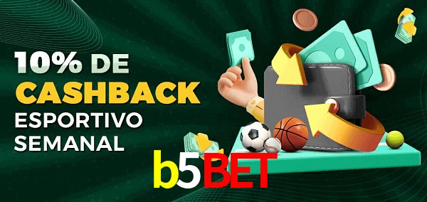 10% de bônus de cashback na b5bet